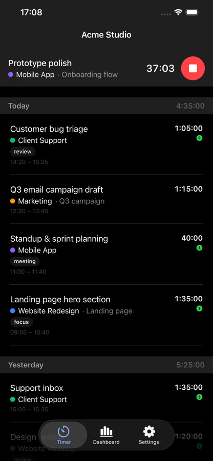 Dark mode